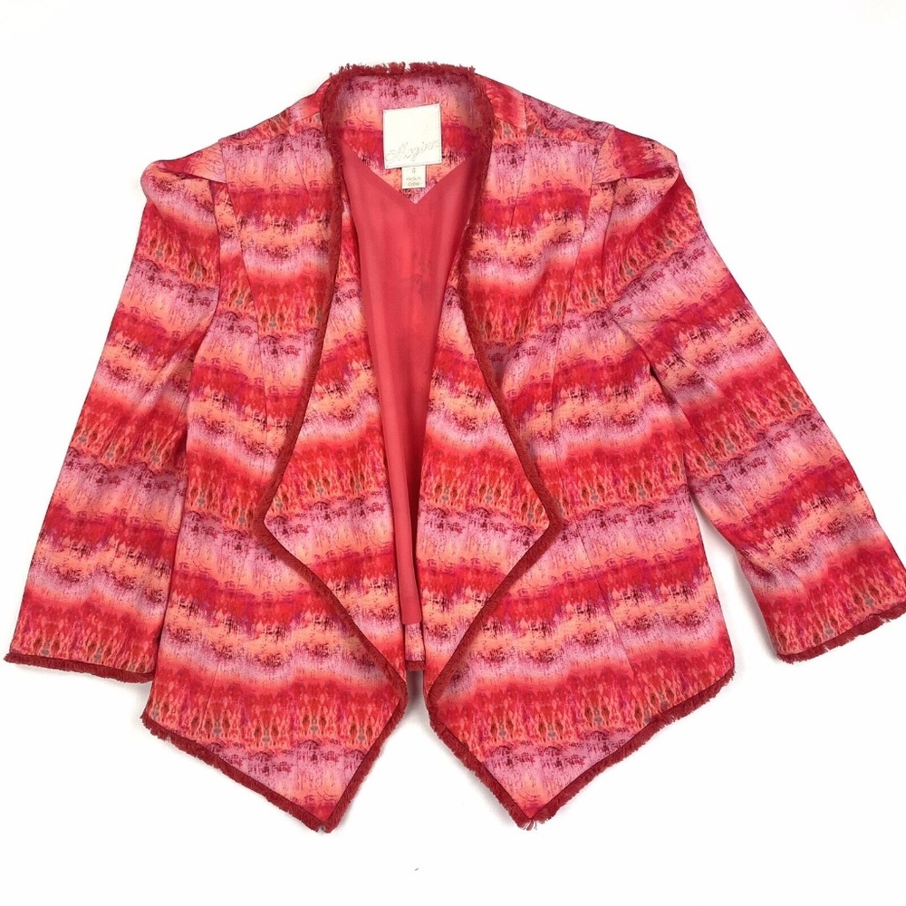 McGuinn Blazer Puff Shoulder Jacket Sz S
